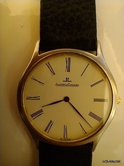 Jaeger LeCoultre, quartz, extra plate, diamètre 33 mm. Sans boite papier.  1.200 €
