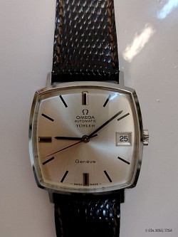 Omega Turler, automatique, date, 32 x 32 mm. Sans boîte ni papier. 1.200 €