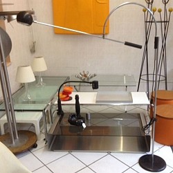 Lampadaire ORBITER design Sonneman 1971.  1.200 €