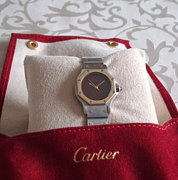 Montre Cartier Santos 25 mm automatique avec papier. 2200 €